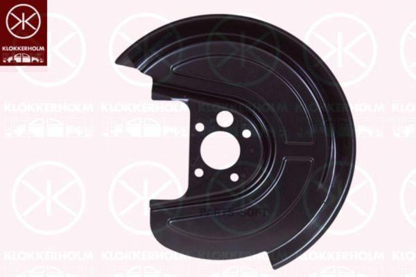 Кожух Тормозного Диска Задн Прав Vw - Golf Iv (1J) 98-09.03, Vw: Bora, 98-06, Skoda: Octav