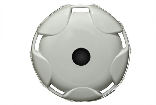 Колпак колеса передний R-22,5 (пластик-серый) AT AT59207
