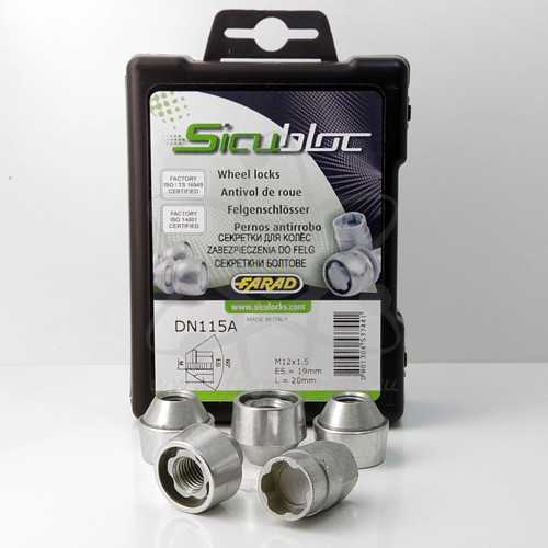 Секретки Farad SicuBloc DN115A для Toyota 4Runner (Оригинальные диски